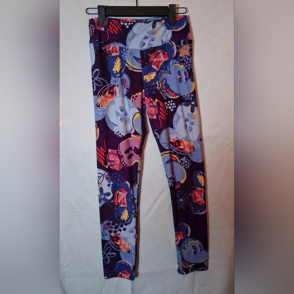 LuLaRoe Women's Leggings in Purple and Blue